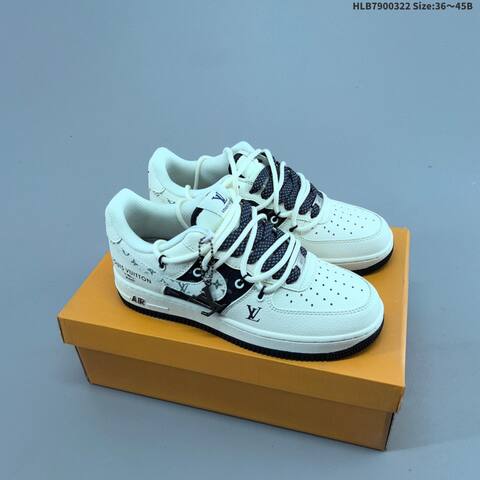 Nike Air Force 1 07 Low Supreme White Navy Grey Beige Black EU 36-45 Sneaker - Unisex (BS-61195)
