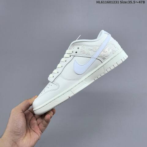 Nike SB Dunk Low CNY Pegasus Pack Off White White Sail Dark Brown Olive Green EU 35 5-47 Skate Shoe - Unisex (BS-62285)