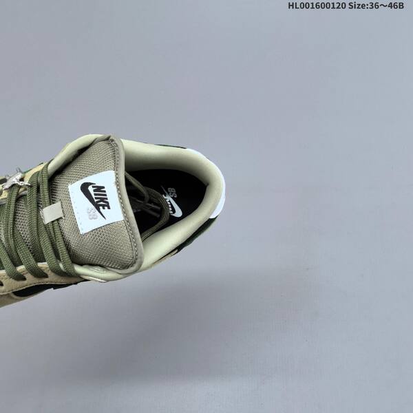 Nike SB Dunk Low khaki black dark green gum brown EU 36-46 skate shoe