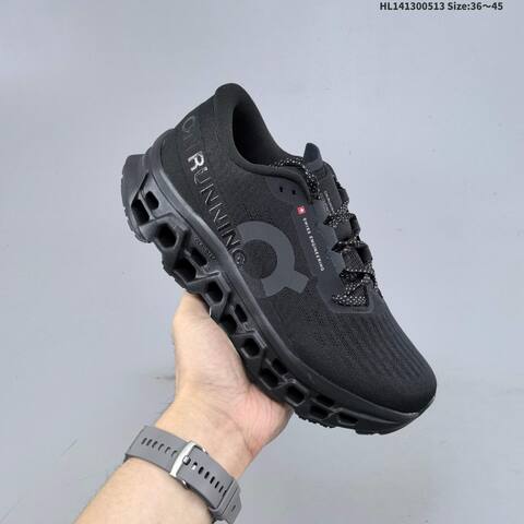 On Running Cloudmonster 3 Triple Black EU 36-45 Running Shoe Running Sneakers - Unisex (BS-69554)