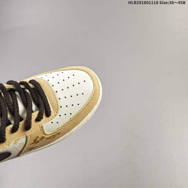 Nike Air Force 1 Low tan brown white off white EU 36-45 sneaker