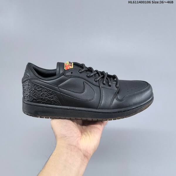 Nike Air Jordan 1 Low black EU 36-46 casual