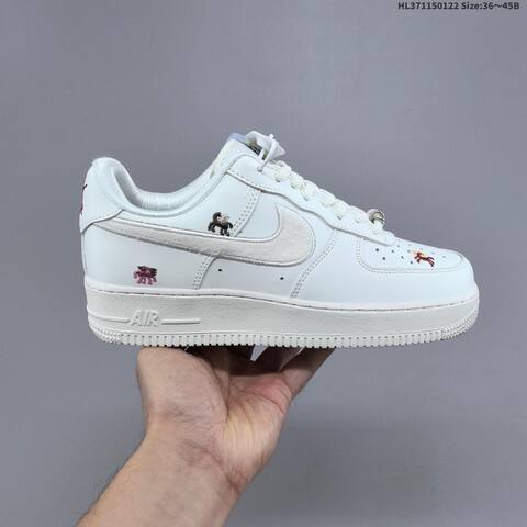 Nike Air Force 1 07 Low Join Forces IQ1143 100 Off White Light Beige Red Yellow EU 36 45 Sneaker EU 36-45 - Unisex (BS-61826)