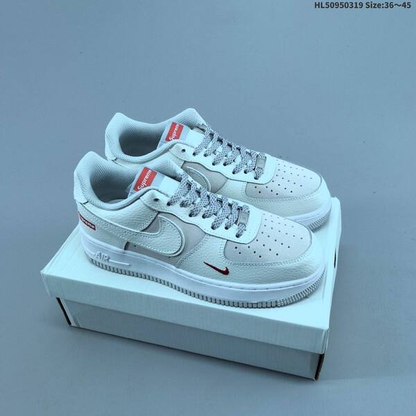 Nike Air Force 1 07 Low white black red gray EU 36-45 sneaker