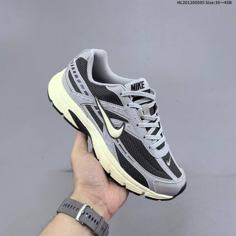 Nike Initiator Grey Black Cream EU 36-45 Running Shoe - Unisex (BS-60508)