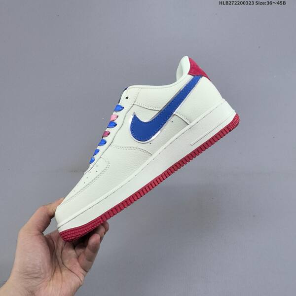 Nike Air Force 1 07 Low Supreme off white blue red purple EU 36-45 sneaker
