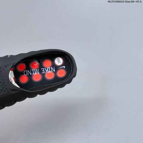 Nike Mind 001 Recovery Slide Black Grey Orange EU 36-47 5 Slides - Unisex (BS-61298)