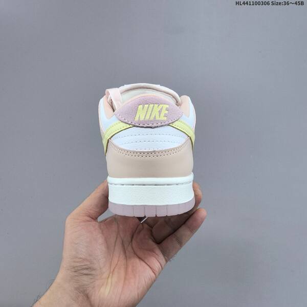 Nike Dunk Low PRM white light pink pale yellow EU 36-45 skate shoe