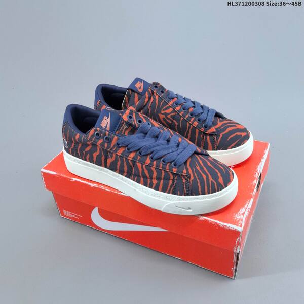 Nike Blazer Low Devin Booker Detroit Tigers navy orange white EU 36-45 skate shoe