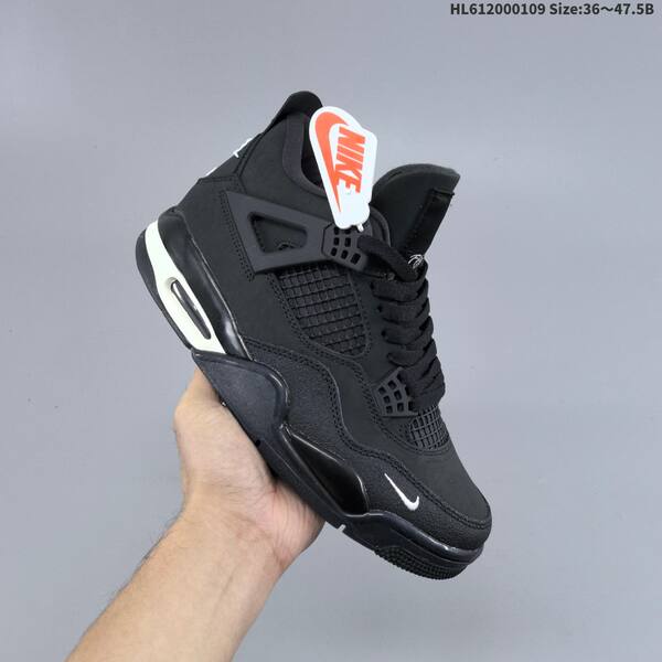 Jordan Air Jordan 4 Retro black 36-47.5 basketball