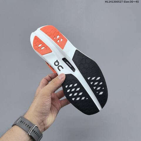 On Cloudboom Volt 3 MF30980462 Orange Black White EU 36-45 Running Shoe Running Sneakers - Unisex (BS-69511)