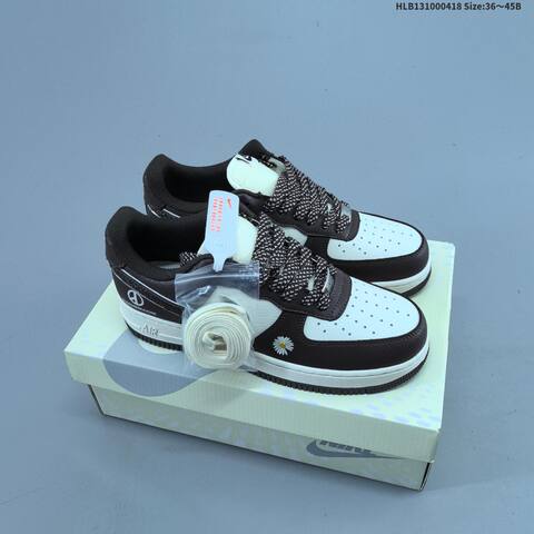 Nike Air Force 1 07 Low Off White Dark Blue EU 36-45 Sneaker - Unisex (BS-60662)