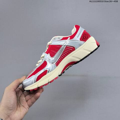 Nike Zoom Vomero 5 Red Silver Cream White EU 36-45 Running Shoe - Unisex (BS-60423)
