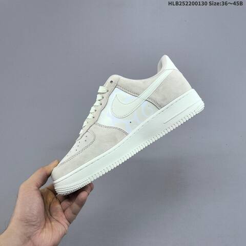 Nike Air Force 1 Low Beige White Red Gold EU 36-45 Sneaker - Unisex (BS-61655)