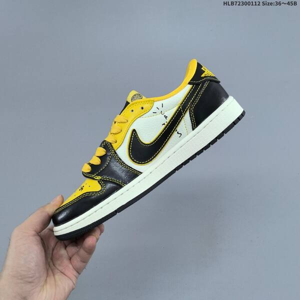 Jordan Air Jordan 1 Low x Travis Scott black/yellow/white and brown/white EU 36-45 casual