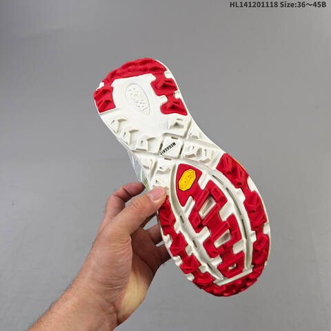 HOKA ONE ONE Mafate Three 2 White Silver Neon Yellow Red EU 36-45 Trail Shoe Trail Running Sneakers - Unisex (BS-69473)