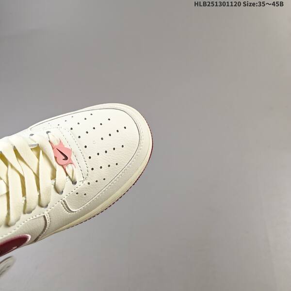 Nike Air Force 1 07 Low sail light pink dark red EU 35-45 sneaker