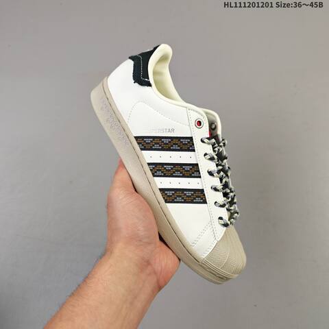 Adidas Originals Superstar JQ8722 Off White Black Red Beige EU 36 45 Skate Shoe EU 36-45 - Unisex (BS-65378)