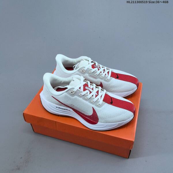 Nike Pegasus Plus ZoomX white black orange EU 36-46 running shoe