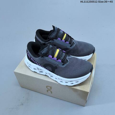 On Running Cloudmonster Black White EU 36-45 Running Shoe Running Sneakers - Unisex (BS-69560)
