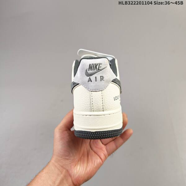 Nike Air Force 1 07 LV8 MZ9588-811 off white dark grey red EU 36-45 sneaker
