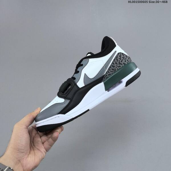 Nike Air Jordan Legacy 312 Low white/black/gray/oxidized green 36~46B casual