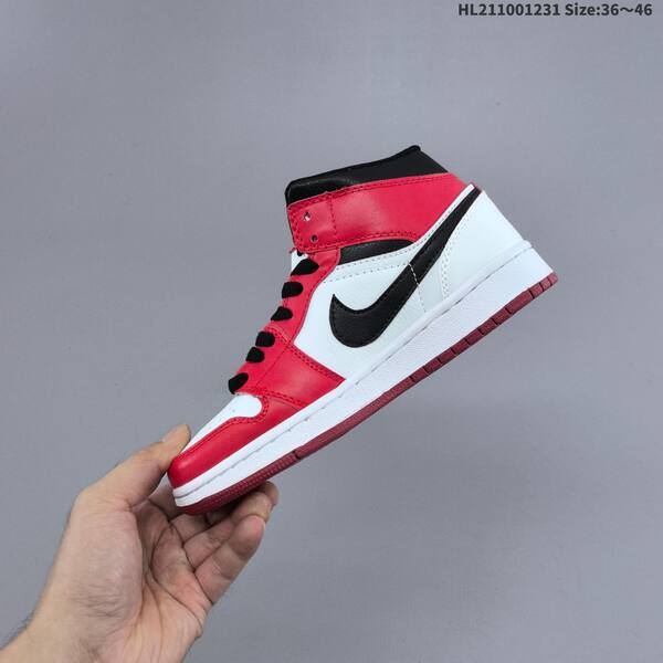 Nike Air Jordan 1 Retro Mid red white black EU 36-46 basketball