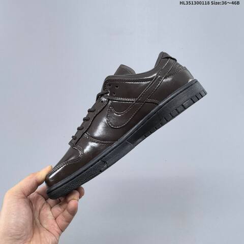 Nike Dunk Low Dark Brown Black EU 36-46 Skate Shoe - Unisex (BS-61923)