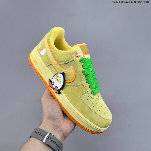 Nike Air Force 1 Low light yellow green orange EU 36 45 sneaker EU 36-45