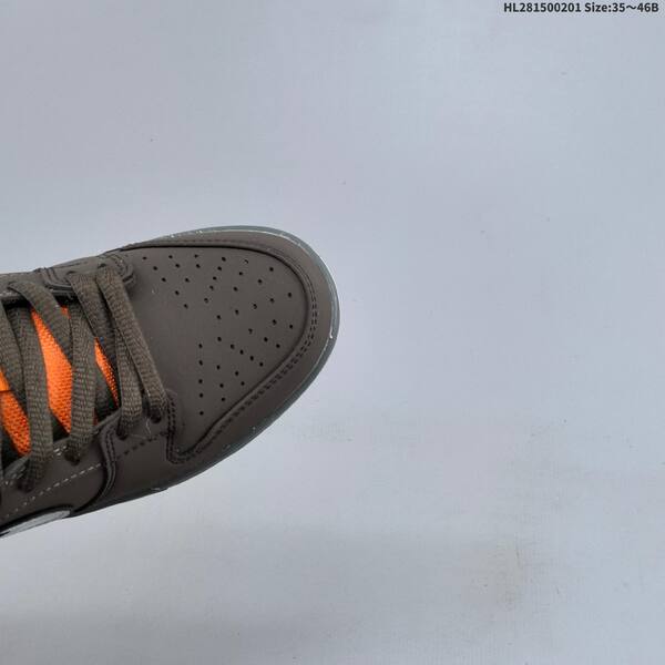 Nike SB Dunk Low Pro dark brown orange iridescent grey EU 35-46 skate shoe