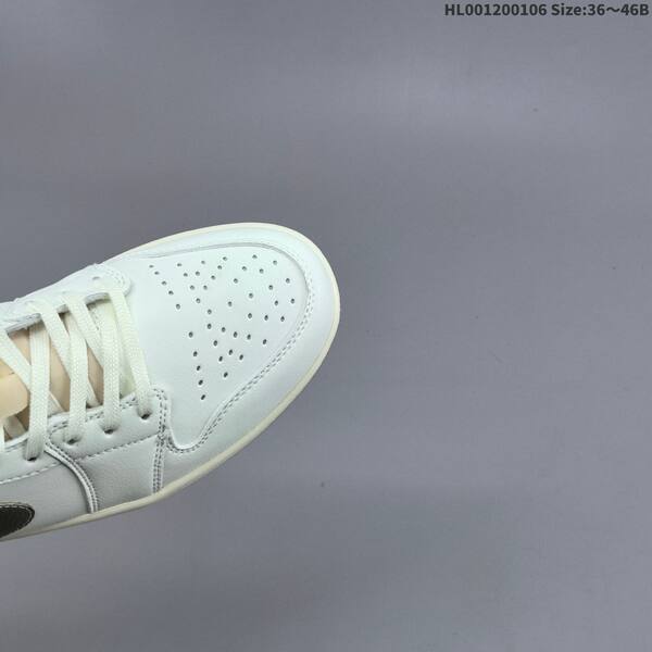 Jordan Air Jordan 1 Low White/Cream/Metallic Team Gold 36~46B casual