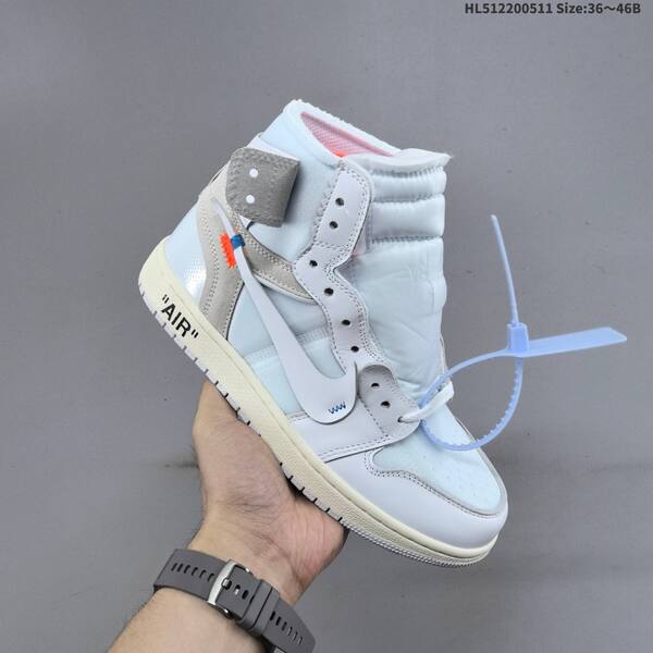 Jordan Off-White x Air Jordan 1 Retro High OG White/White EU 36-46 basketball