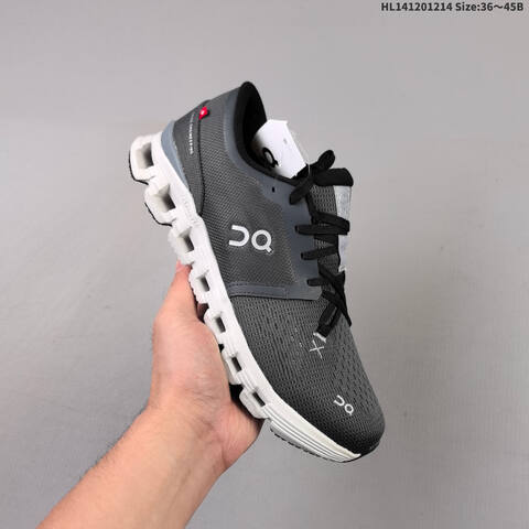 On Running Cloud X 4 Dark Grey Black White EU 36-45 Running Shoe Running Sneakers - Unisex (BS-69743)