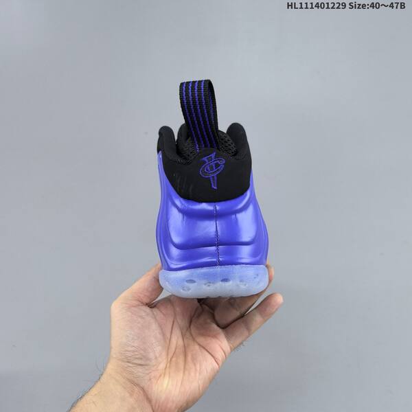 Nike Air Foamposite One black royal blue ice blue EU 40-47 basketball shoe