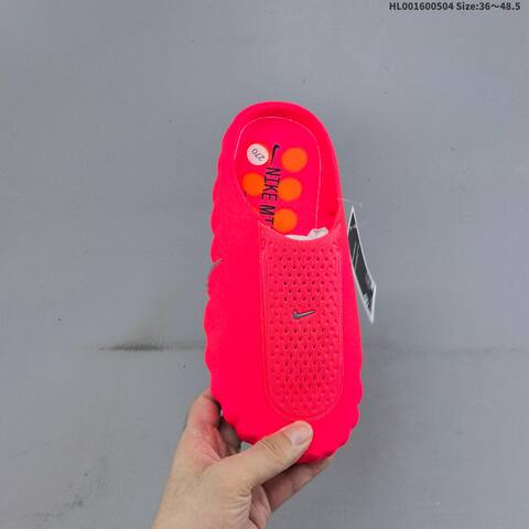 Nike Mind 001 Bright Red Metallic Silver Orange EU 36-48 5 Slides - Unisex (BS-60530)