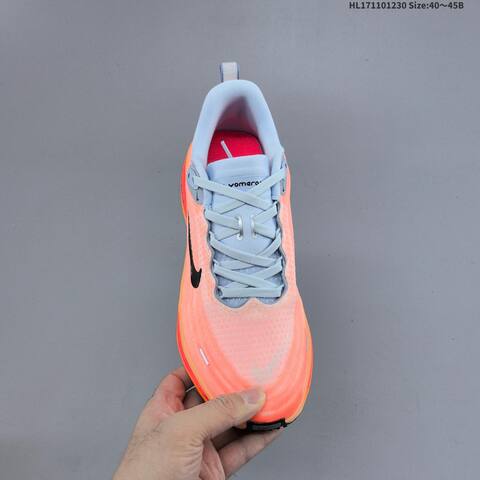 Nike Vomero Plus ReactX Air Zoom Peach Light Blue Orange Black EU 40-45 Running Shoe - Men's (BS-62316)