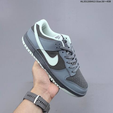 Nike SB Dunk Low Zoom Air Dark Grey Light Grey Mint White EU 36-45 Skate Shoe - Unisex (BS-60765)