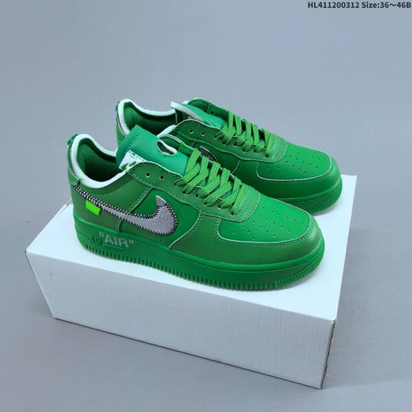 Nike Air Force 1 Low Off White black silver white orange blue red EU 36-46 sneaker