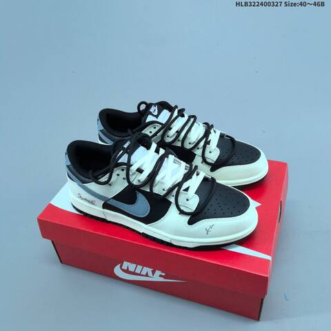 Nike Dunk SB Low Off White Black Grey EU 40-46 Skate Shoe - Men's (BS-61093)