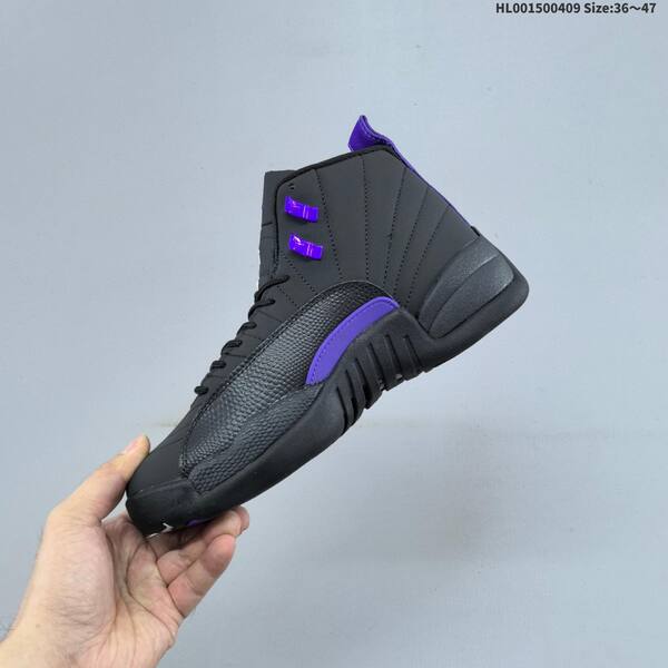 Jordan Air Jordan 12 Black/Purple EU 36-47 basketball