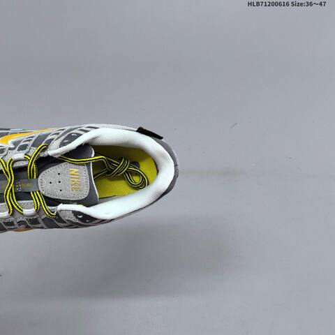 Nike P-6000 Premium Grey Dark Grey Yellow White EU 36-47 Running Shoe - Unisex (BS-59920)