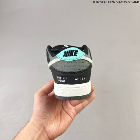 Nike SB Dunk Low Pro Grey Black White Mint EU 35 5-46 Skate Shoe - Unisex (BS-63031)