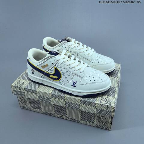 Nike Dunk SB Low White Brown Beige Black EU 36-45 Skate Shoe - Unisex (BS-62177)