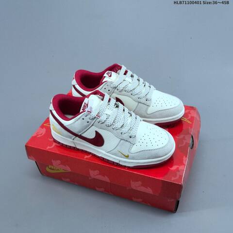 Nike Dunk SB Low Off White Red Black Yellow EU 36 45 Skate Shoe EU 36-45 - Unisex (BS-60986)