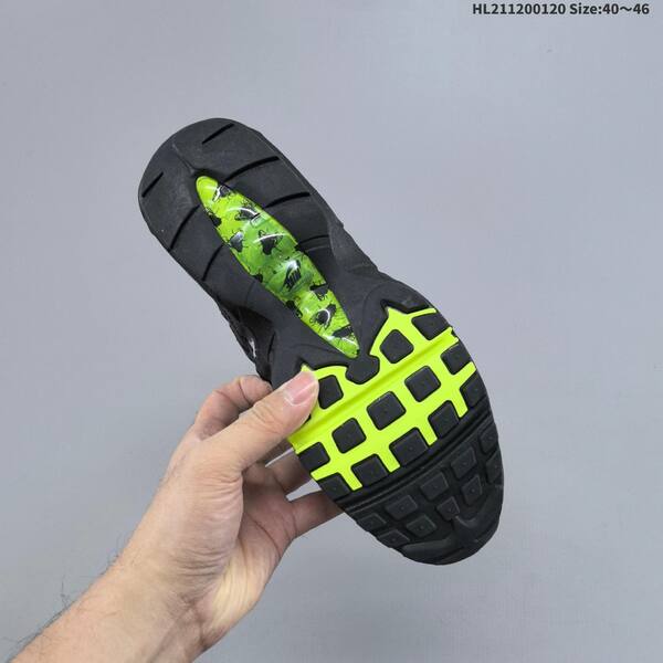 Nike Air Max 95 black neon green white EU 40-46 running shoe
