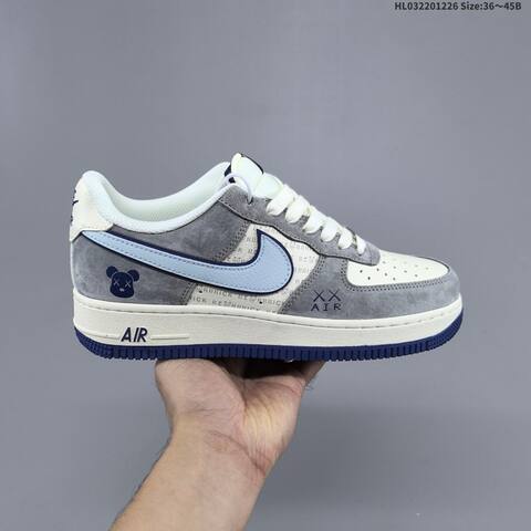 Nike Air Force 1 07 Brown Black White EU 36-45 Sneaker - Unisex (BS-62434)