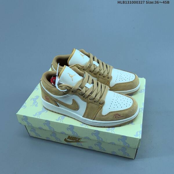 Jordan Air Jordan 1 Low beige white black EU 36-45 sneaker