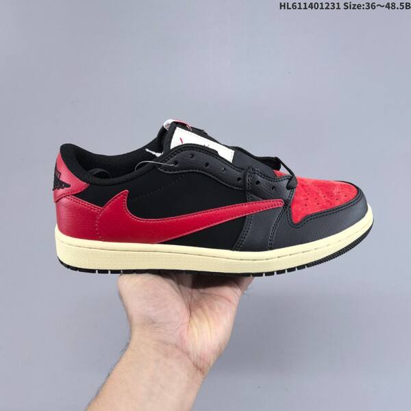 Nike Air Jordan 1 black/red/cream 36-48.5 basketball