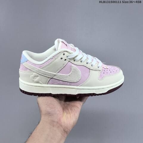 Nike Dunk SB Low Light Pink Off White Light Blue Dark Red EU 36-45 Skate Shoe - Unisex (BS-62055)