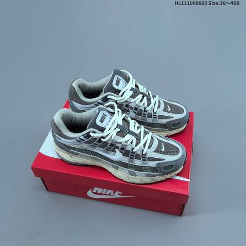 Nike P-6000 Light Off White Black Olive EU 36-46 Running Shoe - Unisex (BS-59990)